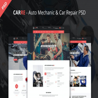 CARRE - Auto Mechanic & Car Repair PSD Template