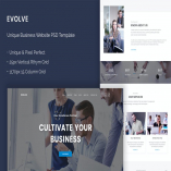 Evolve - Unique Business Website PSD Theme