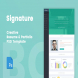 Signature - Creative Resume & Portfolio PSD Templa
