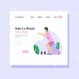 Make it a lifestyle not a duty Landing Page