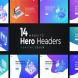 14 Isometric Hero Headers