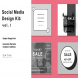 Geometric Social Media Template Design Kit