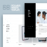 Ocularus - Minimal Photography PSD & AI Template