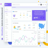 Weather Admin Dashboard UI Kit