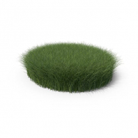 Tall Grass Shape Round