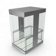 Glass Elevator Car