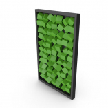 Modern Wood Wall Art Green