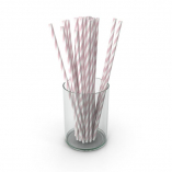 Pink Drinking Straws