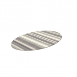 Striped Oval Rug