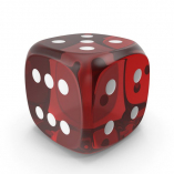 Red Six Sided Die