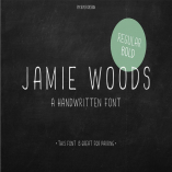 Skinny condensed font Jamie Woods