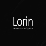 LORIN - Modern Geometric Typeface + Web Fonts