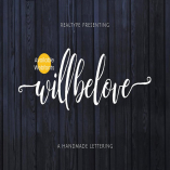 Willbelove Brush Script + Webfonts