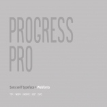 Progress pro - Modern Typeface + WebFont