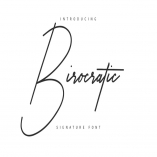 Birocratic Signature Typeface