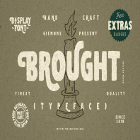 Brought Typeface