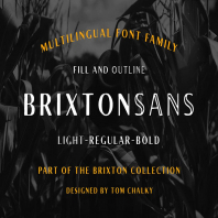 Brixton Sans (Fill and Outline)