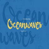 Oceanwaves Typeface