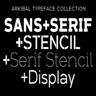 Arkibal Typeface Collection