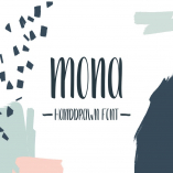 Mona Handdrawn Font