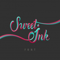 Sweet Ink Font Calligraphy