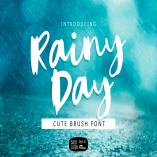 Rainy Day Brush Font