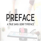 PREFACE Sans-Serif Typeface + WebFonts