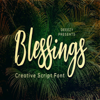 Blessings Script Font