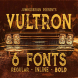 Vultron - Vintage Style Font