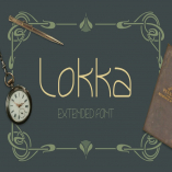 Lokka Extended Font