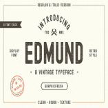 The Edmund - 6 Font Files