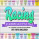Awesome 20 Racing Fonts with Color OTF Fonts 