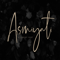 Asmiyati | A Luxury Script Font