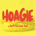 Hoagie Brush Font