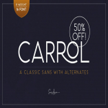 Carrol Sans (16 Fonts)