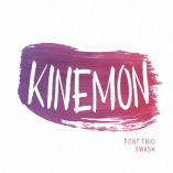 Kinemon Brush Font + Swash