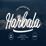 Harbala | Elegant Modern Script Font