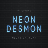 Neon Desmon - Neon Light Font