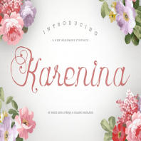 Karenina Font Cute Vectors