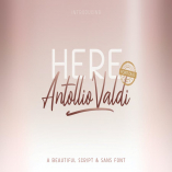 Here Antollio Valdi Font Duo