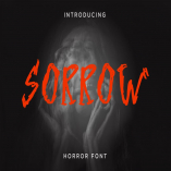 Sorrow - Horror Font