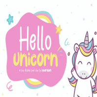 Hello Unicorn Font Duo