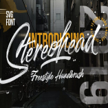 Stereohead SVG Signature Brush  FONT 