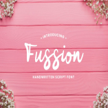 Fussion Handwritten Script Font