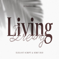 Living Dreams - Serif & Script Font Duo