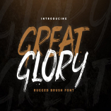 Great Glory Brush Font