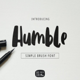 Humble Brush Font