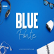 Blue Fonte Font Duo