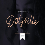 Dotyville Script Font