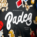 Badeg - Unique Font